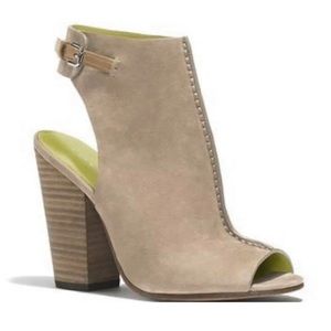 Coach Peep Toe Bootie